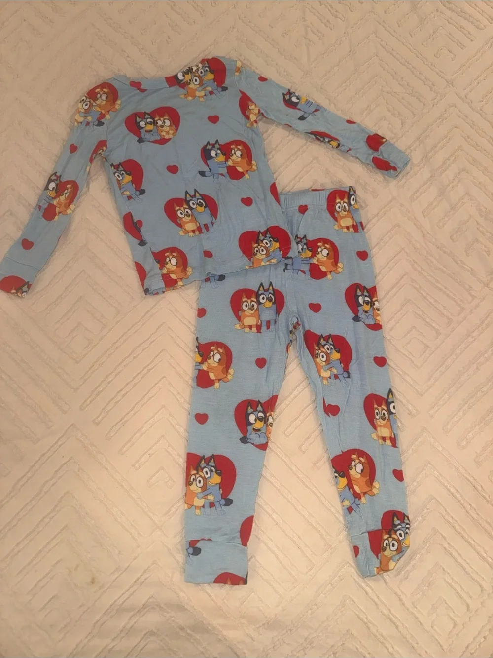 Bluey Heart Pajama Two-Piece Set